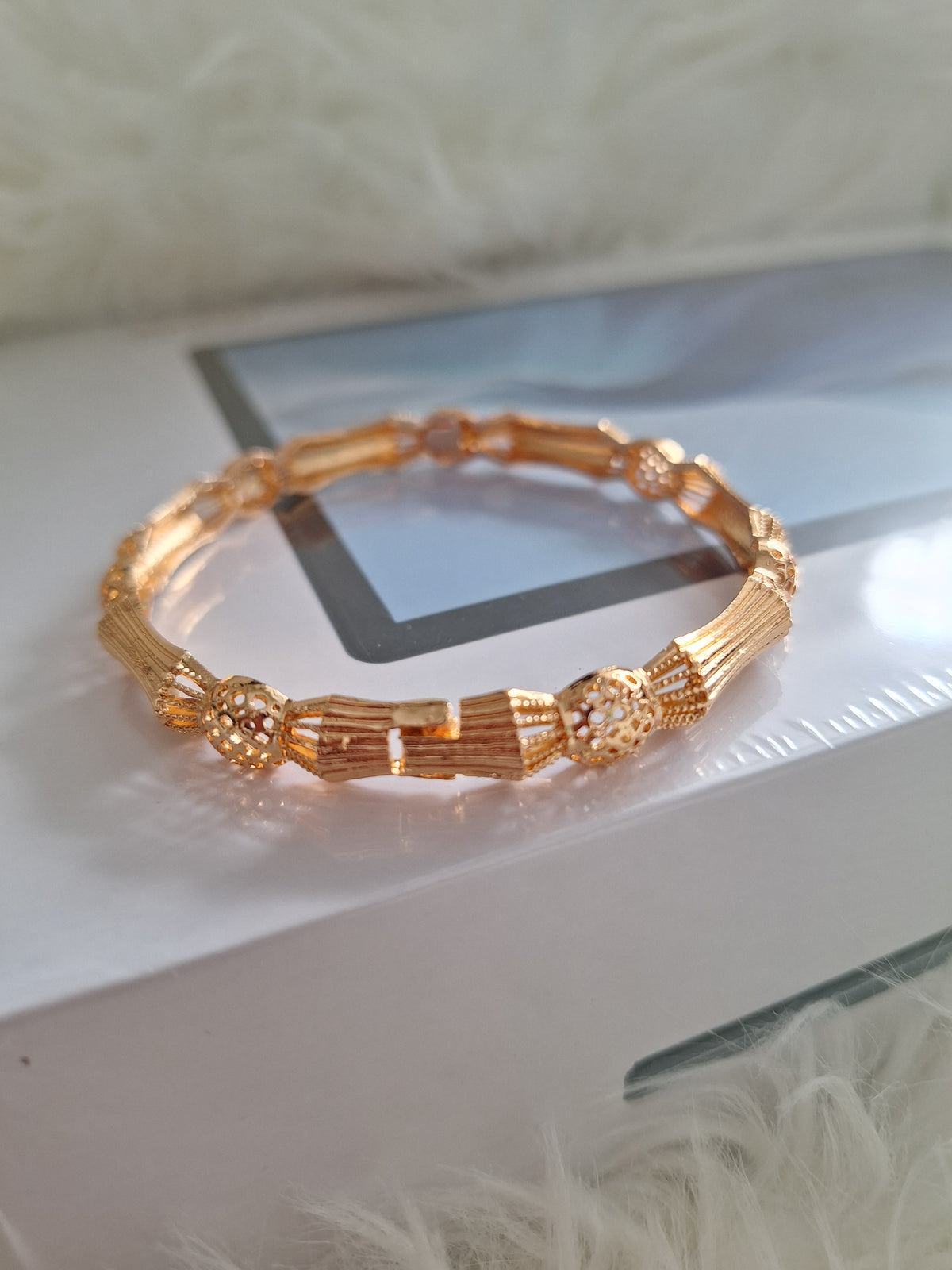 6cm Gold Bangles