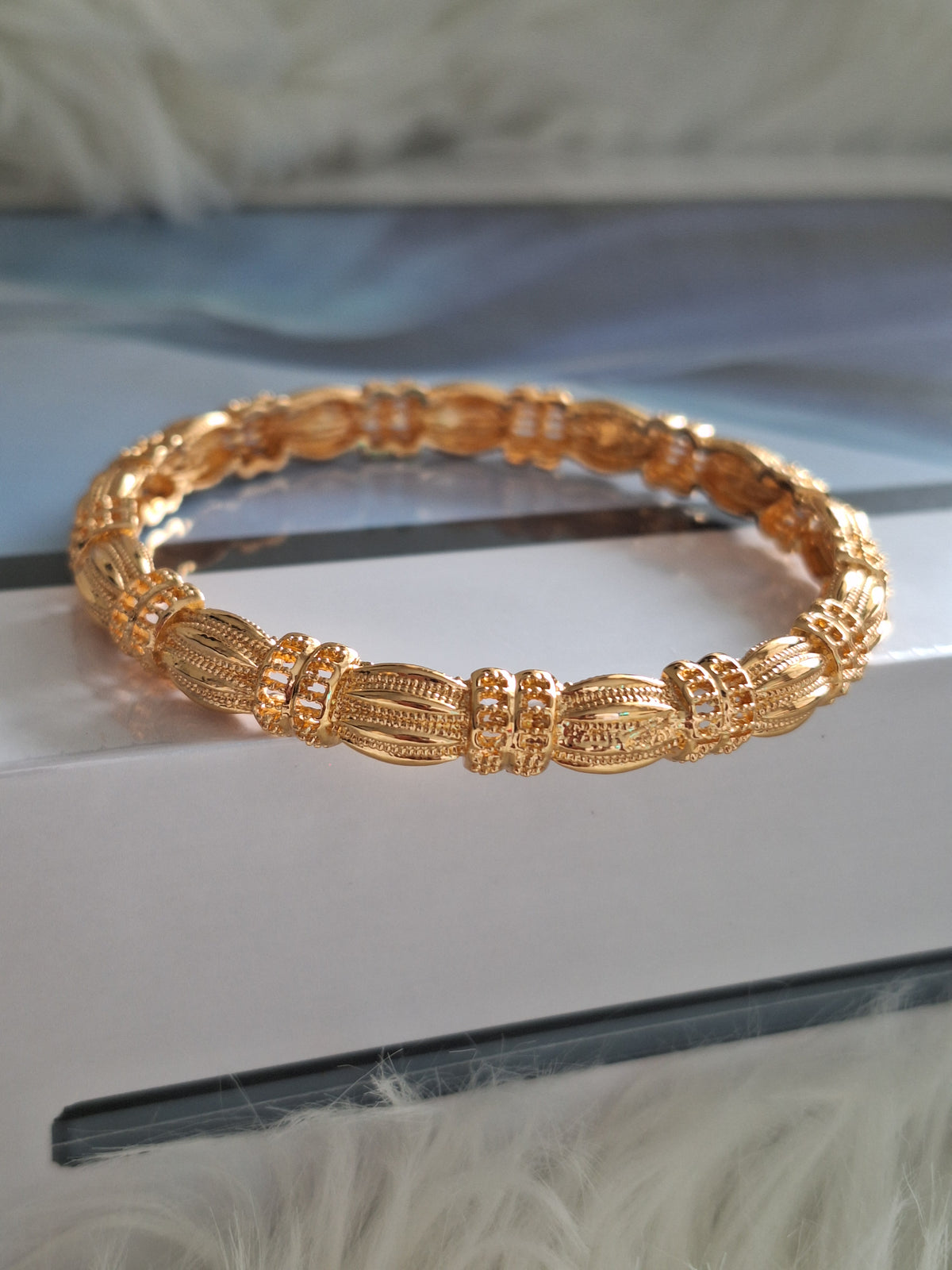 6cm Gold Bangles