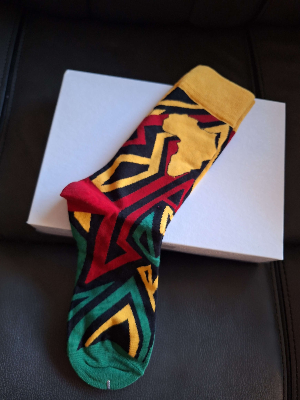 Kente Pattern Socks