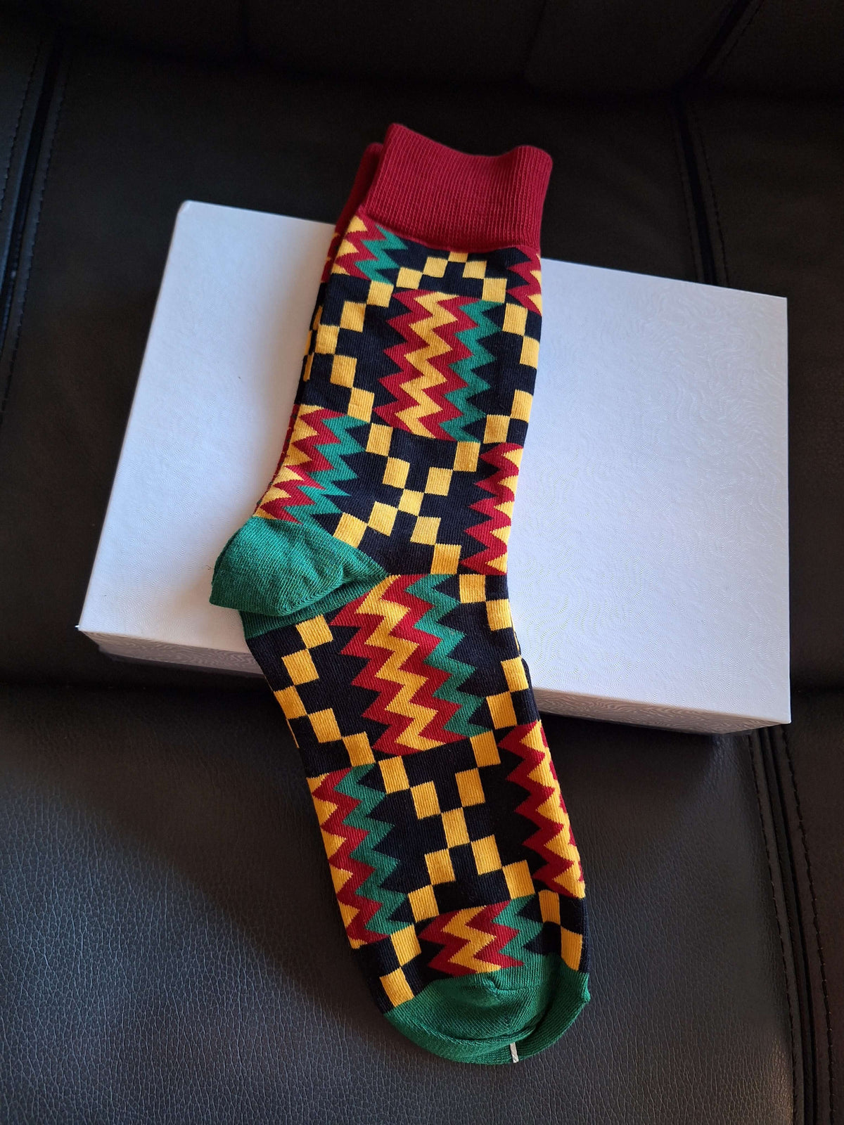 Kente Pattern Socks