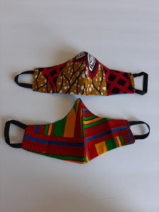 African Print Children's Face/Nose Masks