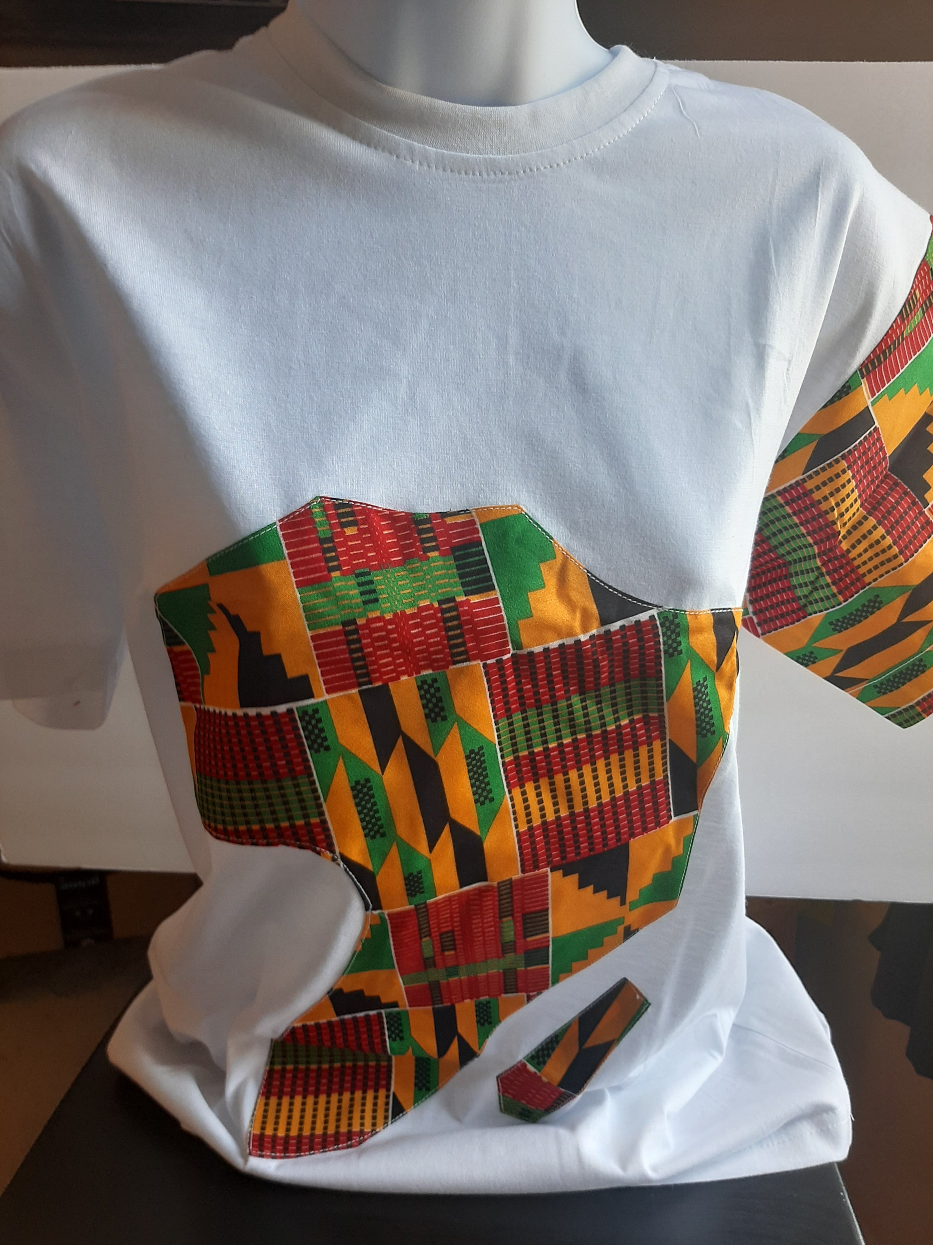 African Continent Map Tshirts