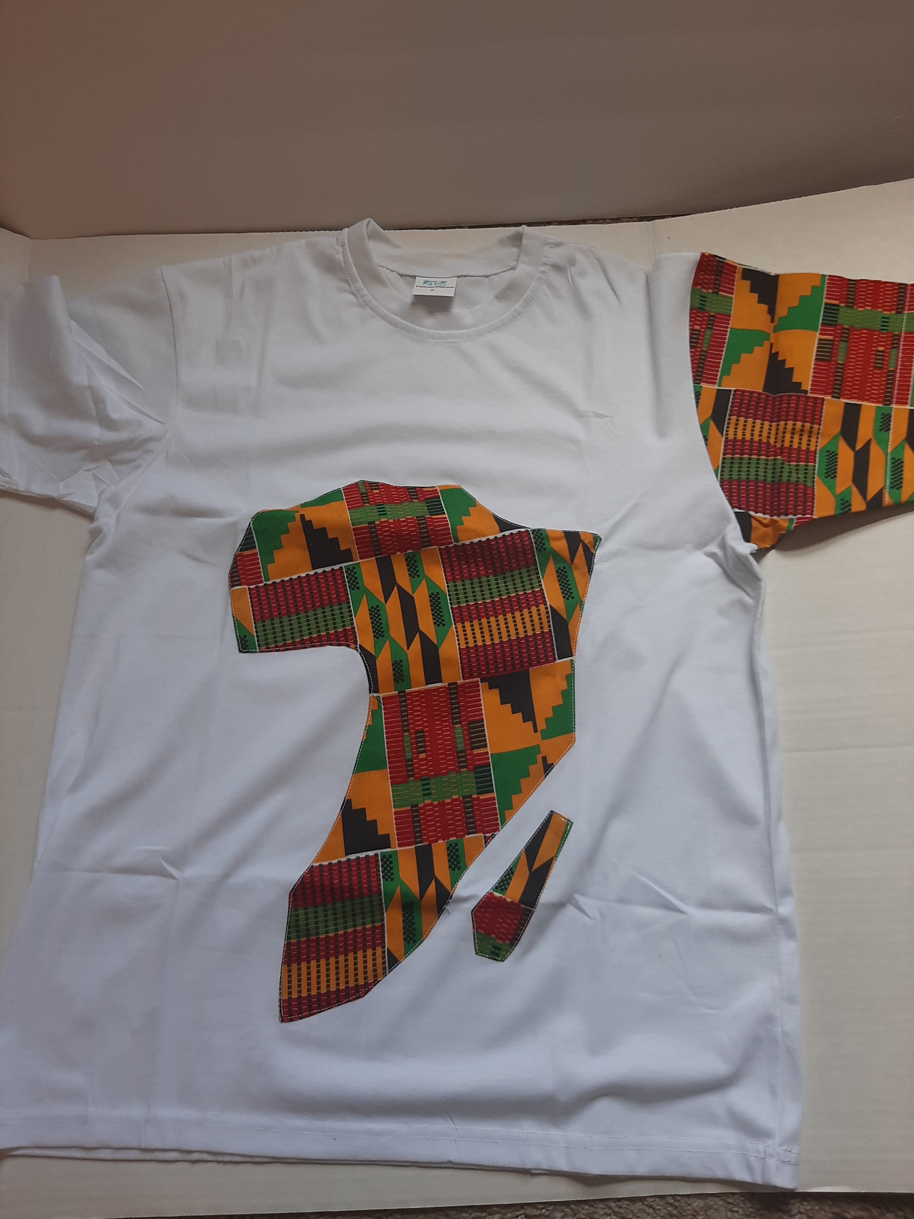 African Continent Map Tshirts