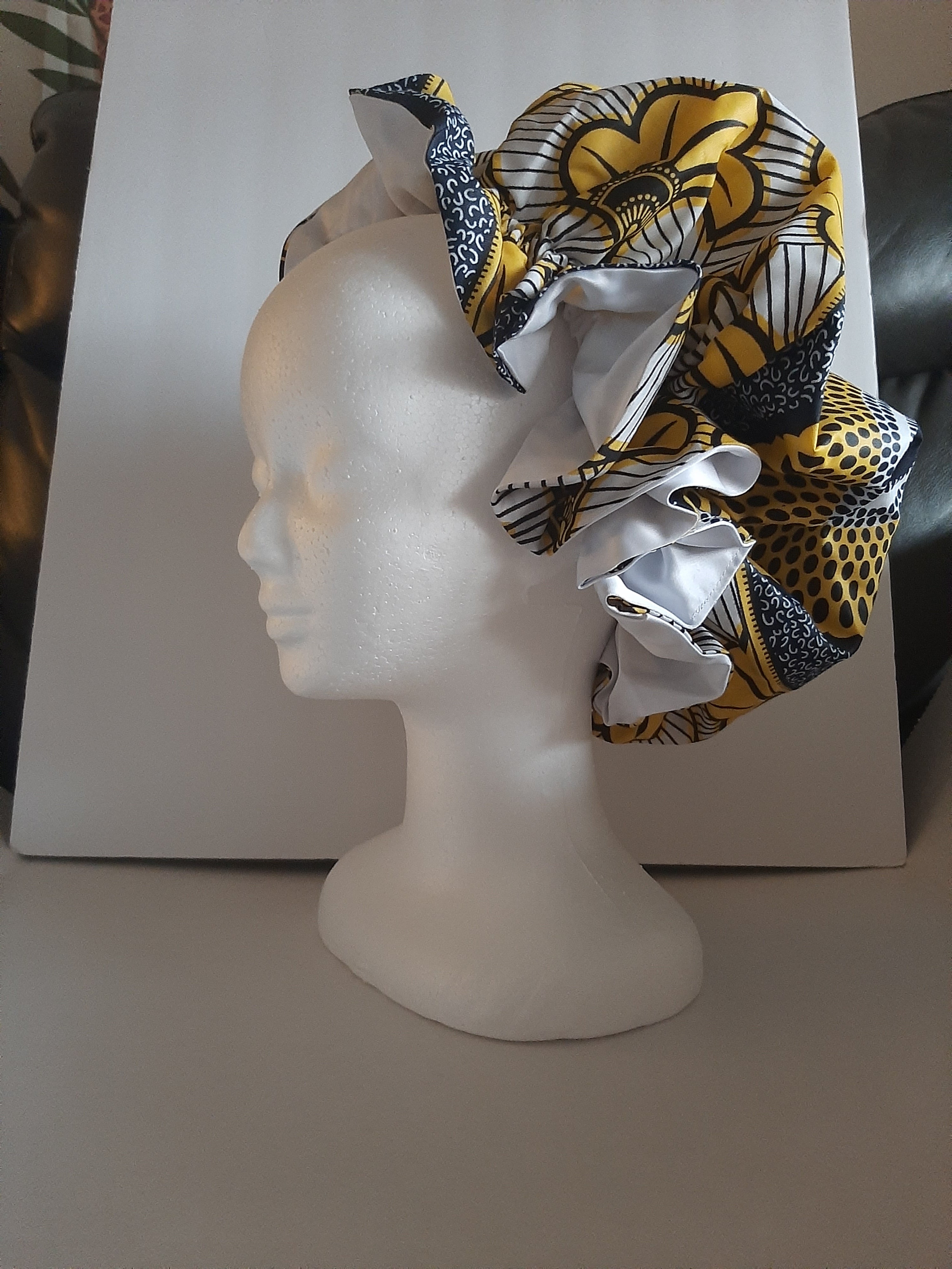 Yellow Cece Hair Bonnet