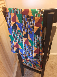 Kente Print Scarf/ Head tie