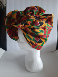 Kente Print Scarf/ Head tie