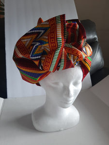 Kente Print Scarf/ Head tie