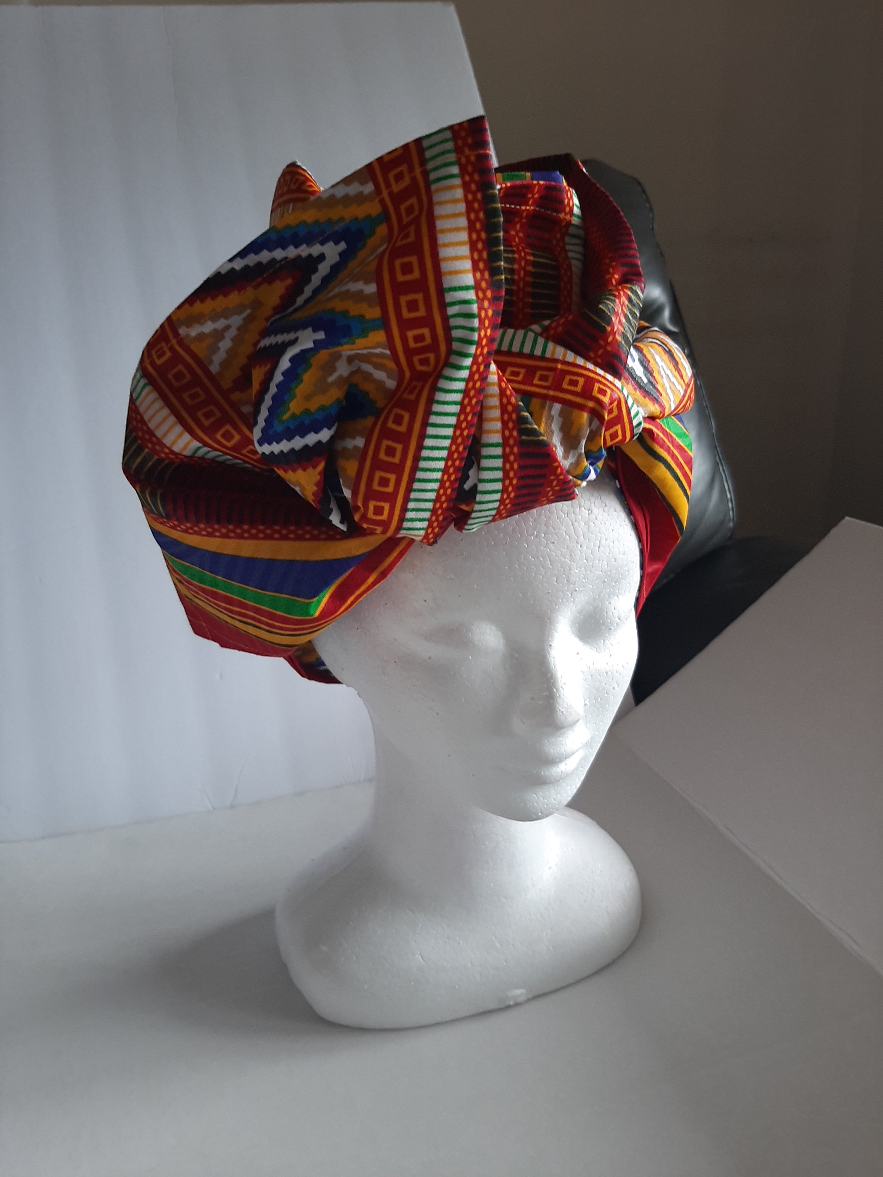 Kente Print Scarf/ Head tie