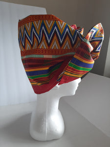 Kente Print Scarf/ Head tie