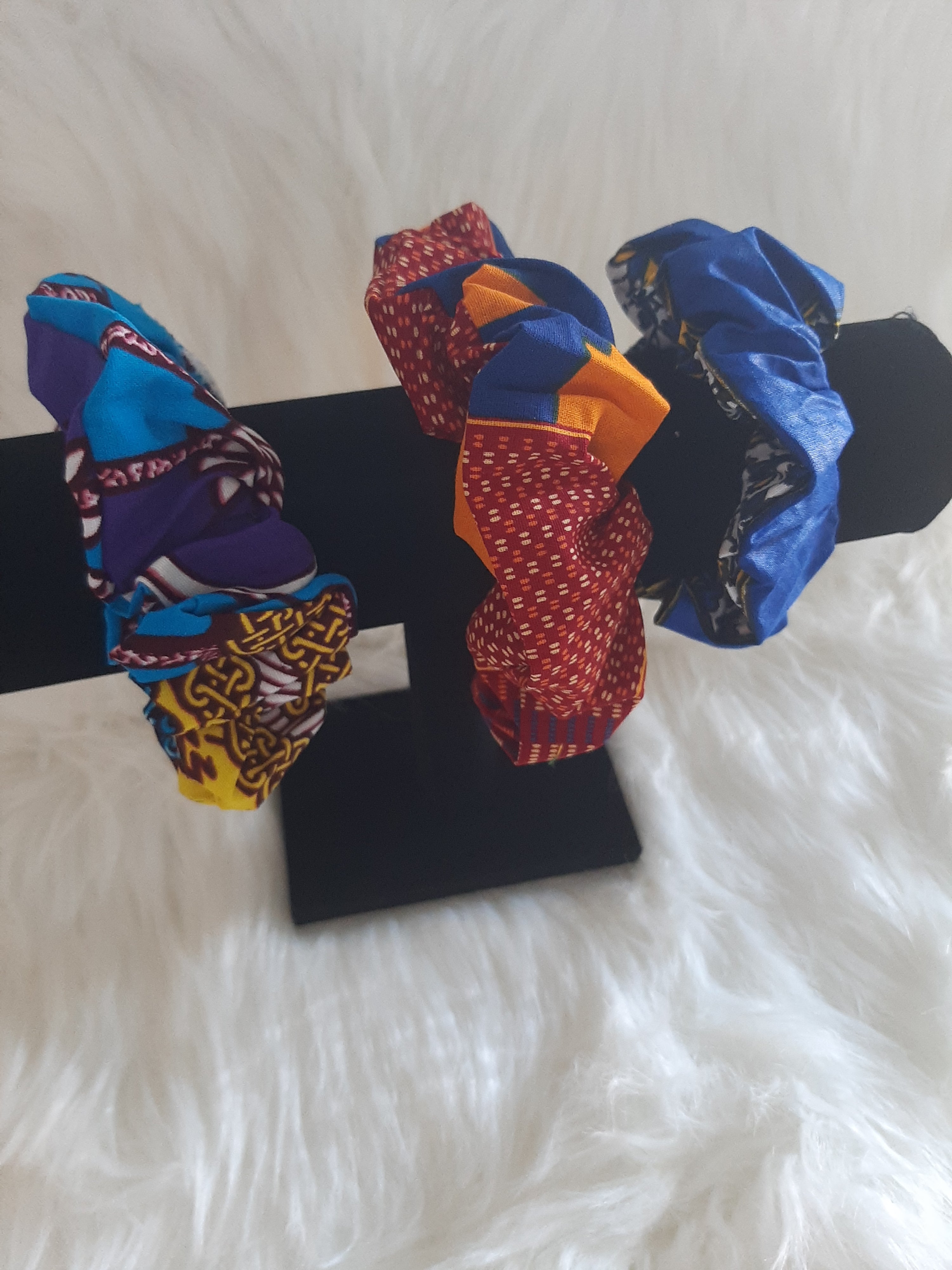 African Prints Scrunchies/ Ponytail Holders 3 for the price