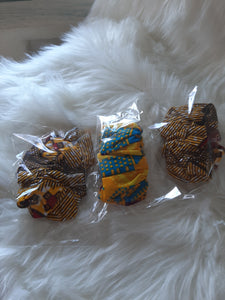 African Prints Scrunchies/ Ponytail Holders 3 for the price