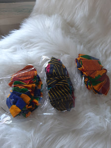 African Prints Scrunchies/ Ponytail Holders 3 for the price