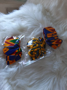 African Prints Scrunchies/ Ponytail Holders 3 for the price