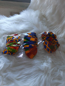 African Prints Scrunchies/ Ponytail Holders 3 for the price