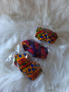 African Prints Scrunchies/ Ponytail Holders 3 for the price