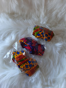 African Prints Scrunchies/ Ponytail Holders 3 for the price