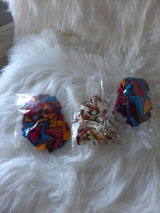 African Prints Scrunchies/ Ponytail Holders 3 for the price