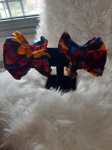 African Prints Ruffled scrunchie/ Ponytail Holders 2 for the price