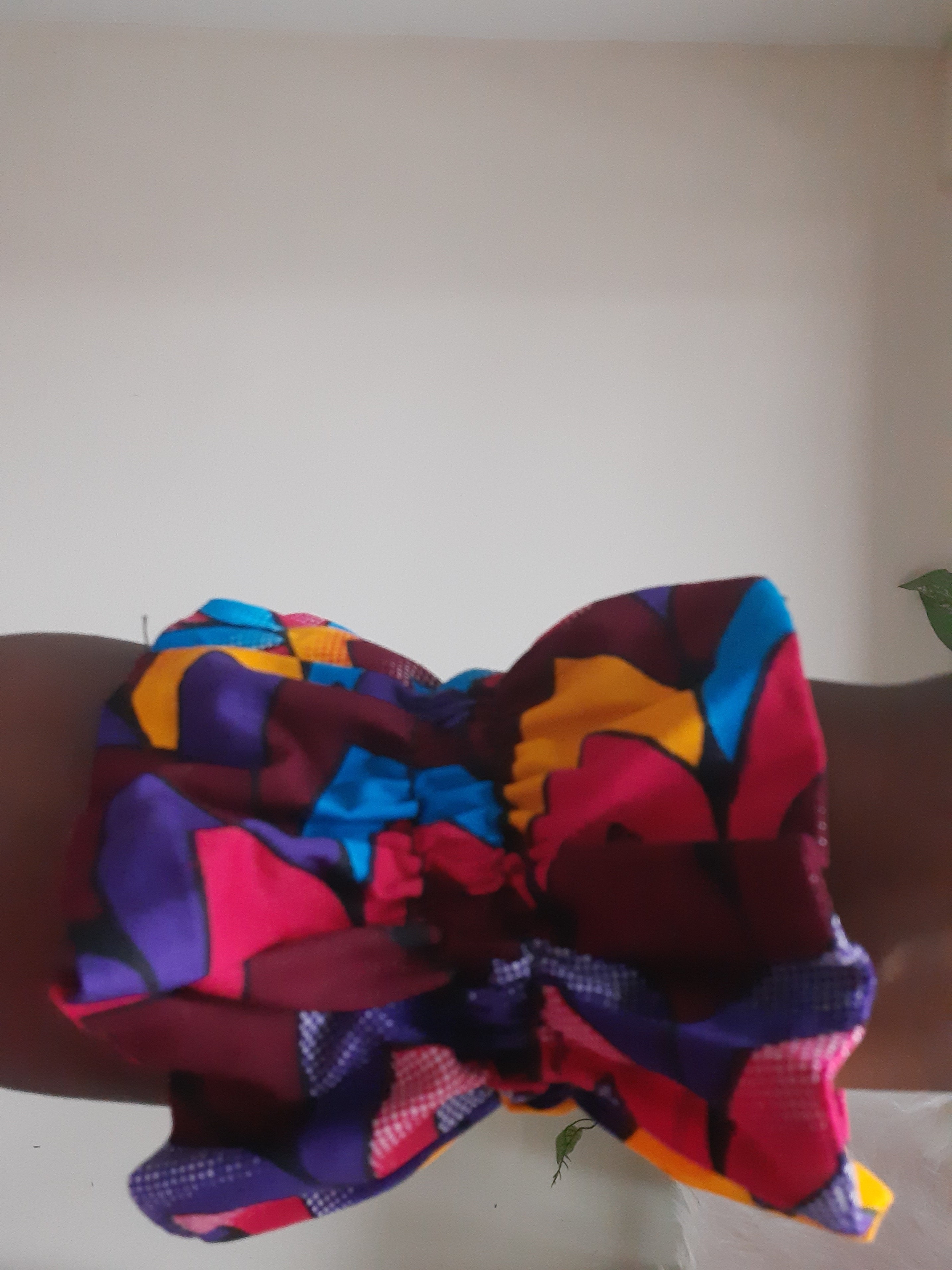 African Prints Ruffled scrunchie/ Ponytail Holders 2 for the price