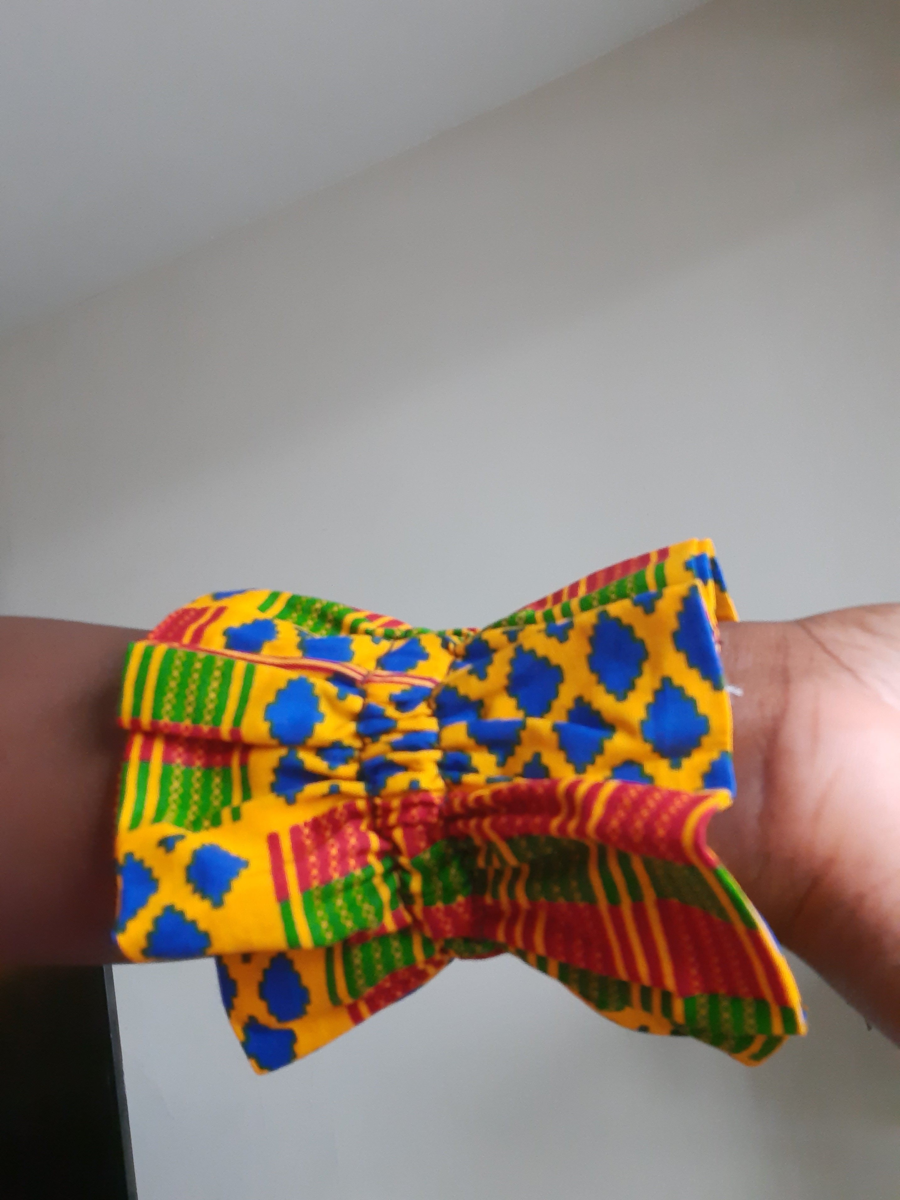 African Prints Ruffled scrunchie/ Ponytail Holders 2 for the price