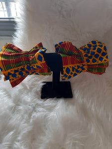 African Prints Ruffled scrunchie/ Ponytail Holders 2 for the price