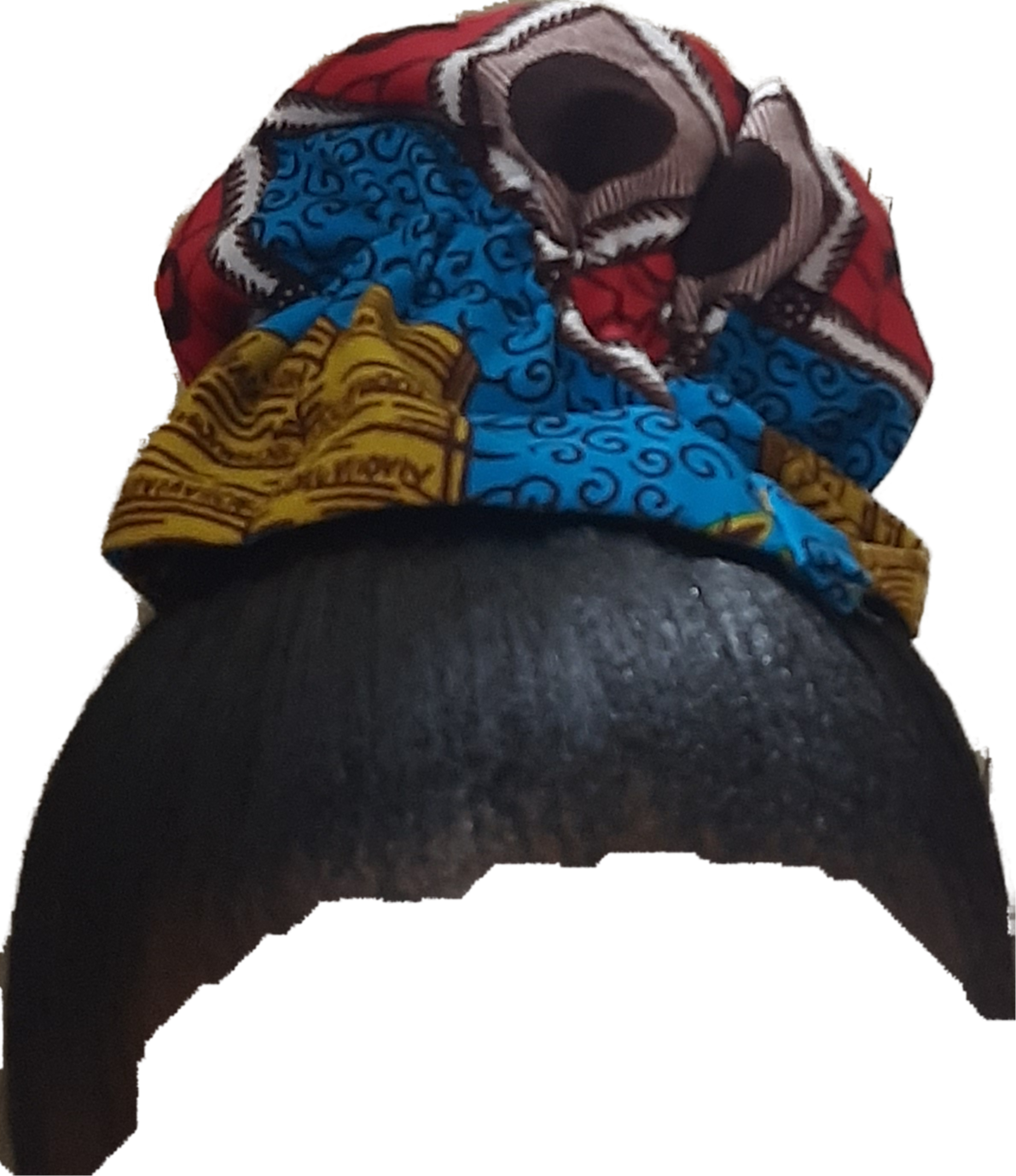 African Prints Ruffled scrunchie/ Ponytail Holders 2 for the price