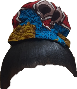 African Prints Ruffled scrunchie/ Ponytail Holders 2 for the price