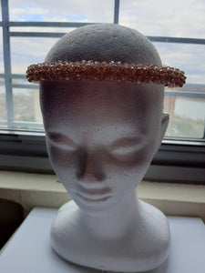 Crystal Beads Thin Hair Band