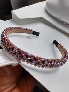 Crystal Beads Thin Hair Band