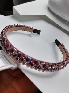 Crystal Beads Thin Hair Band