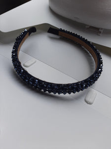 Crystal Beads Thin Hair Band