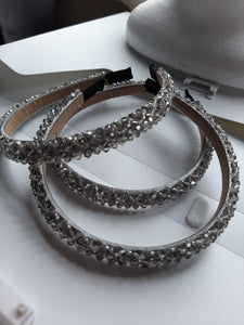 Crystal Beads Thin Hair Band