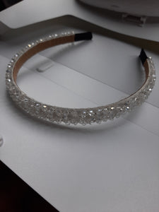 Crystal Beads Thin Hair Band