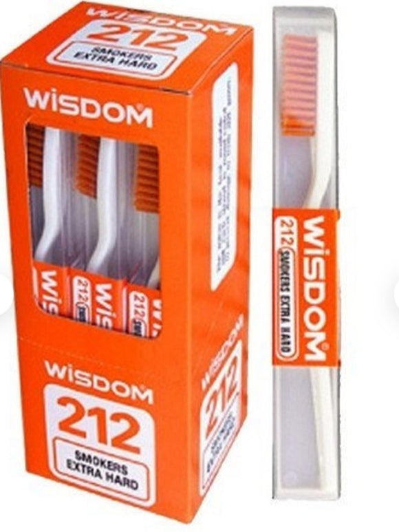 Wisdom 212 EXTRA HARD TOOTHBRUSH