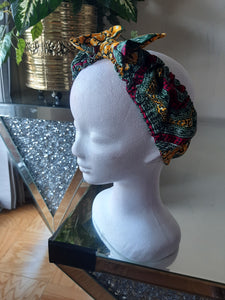 African Print, Ankara bow Headband