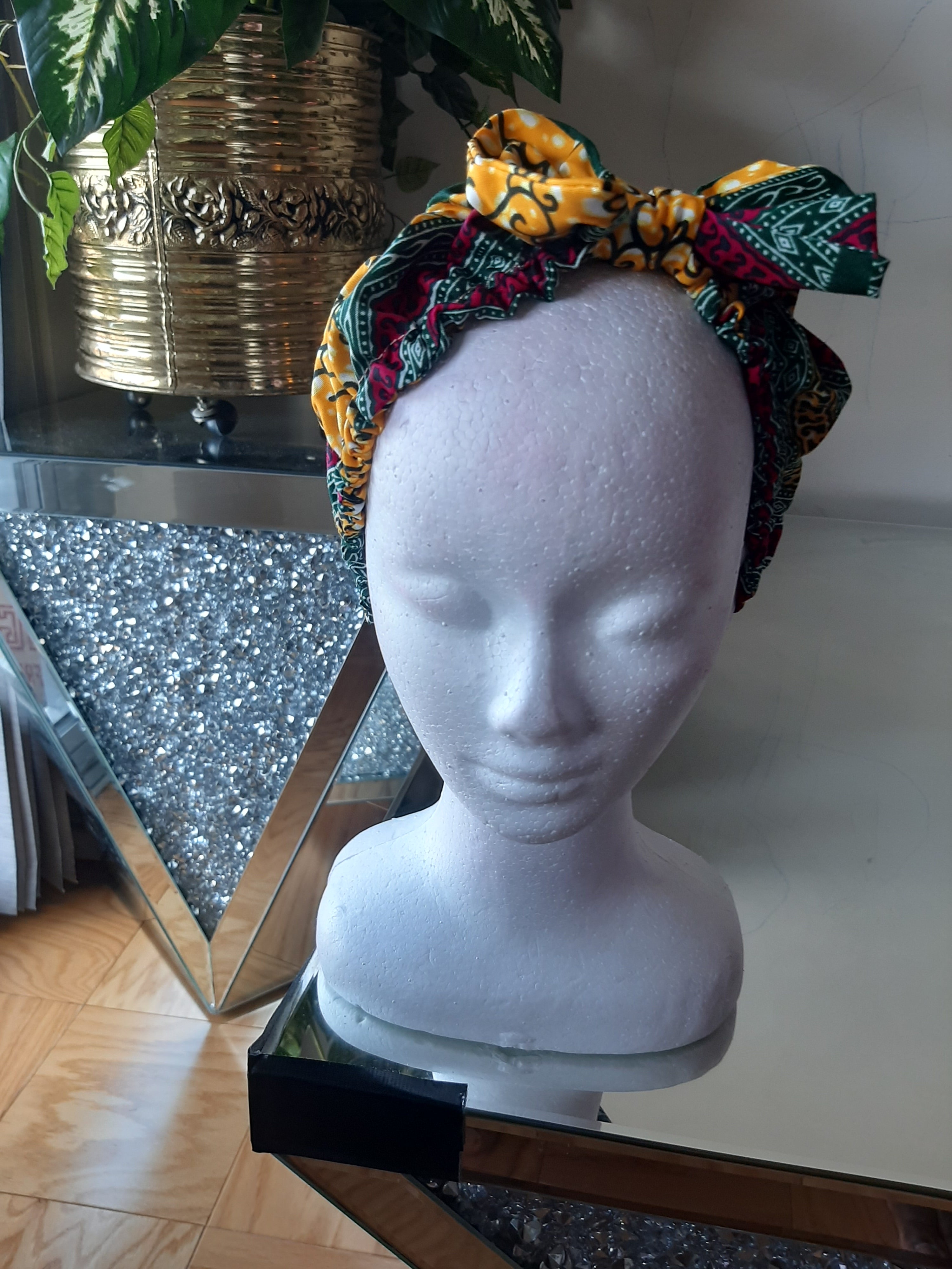 African Print, Ankara bow Headband