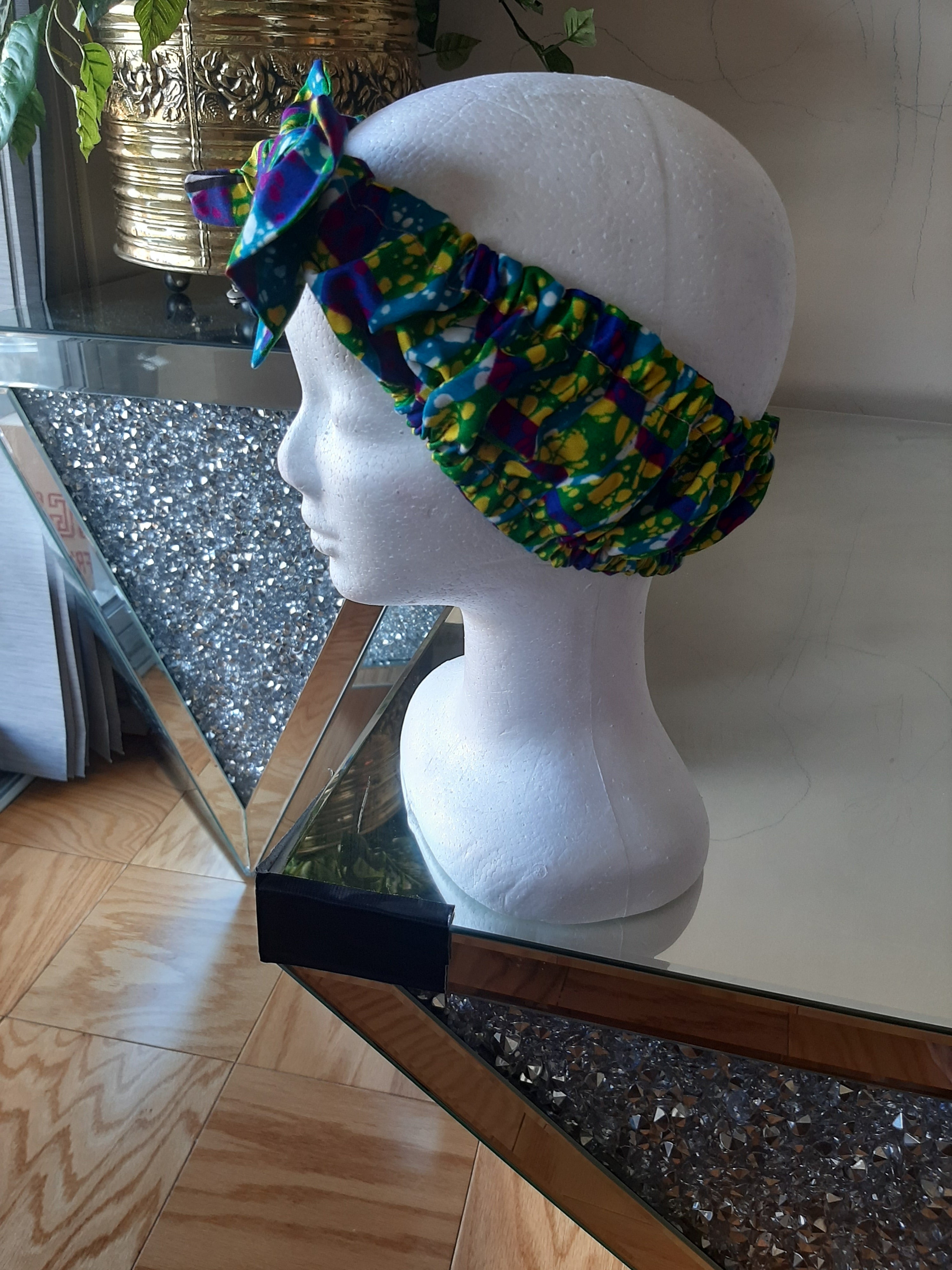 African Print, Ankara bow Headband