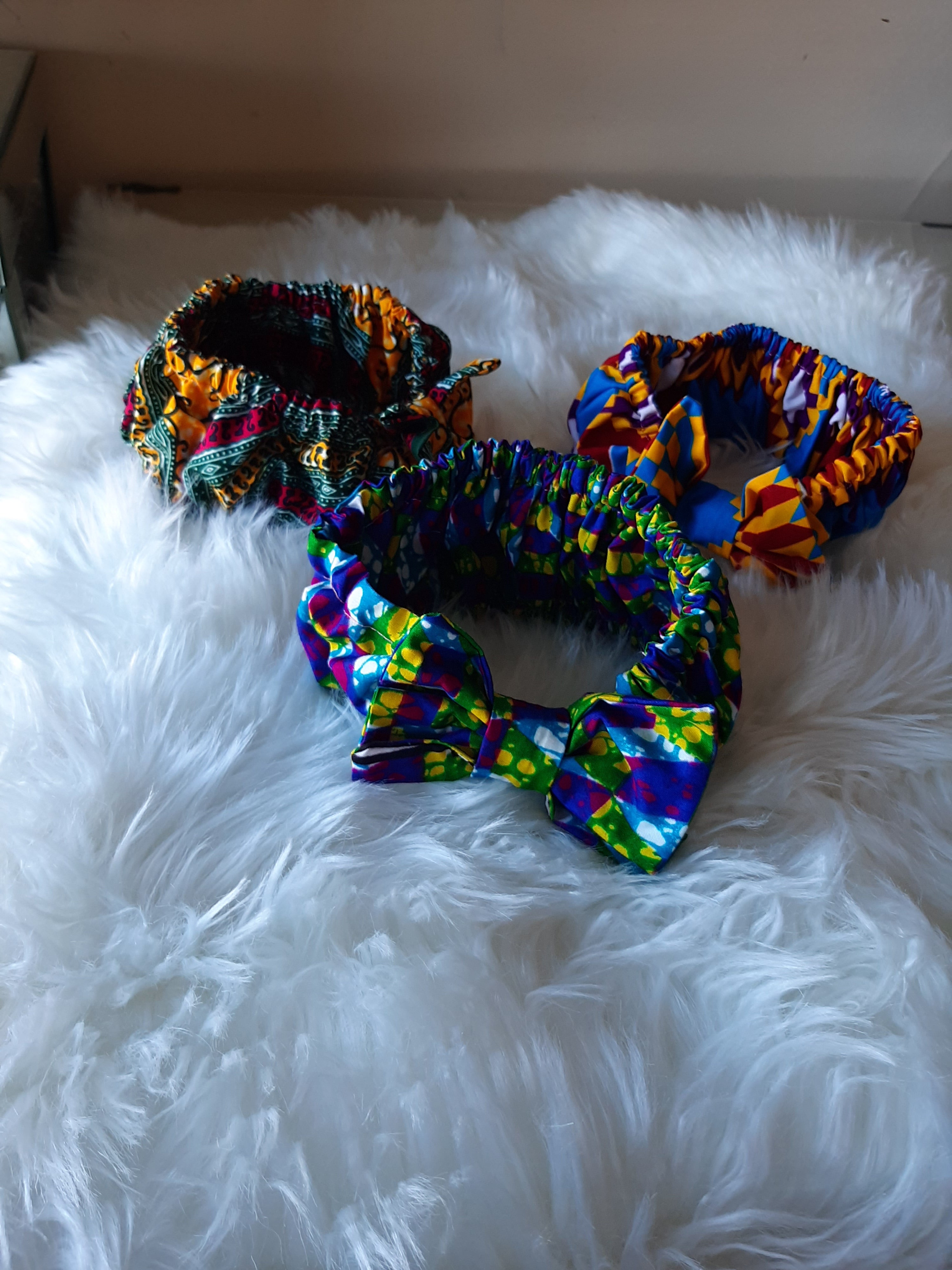 African Print, Ankara bow Headband