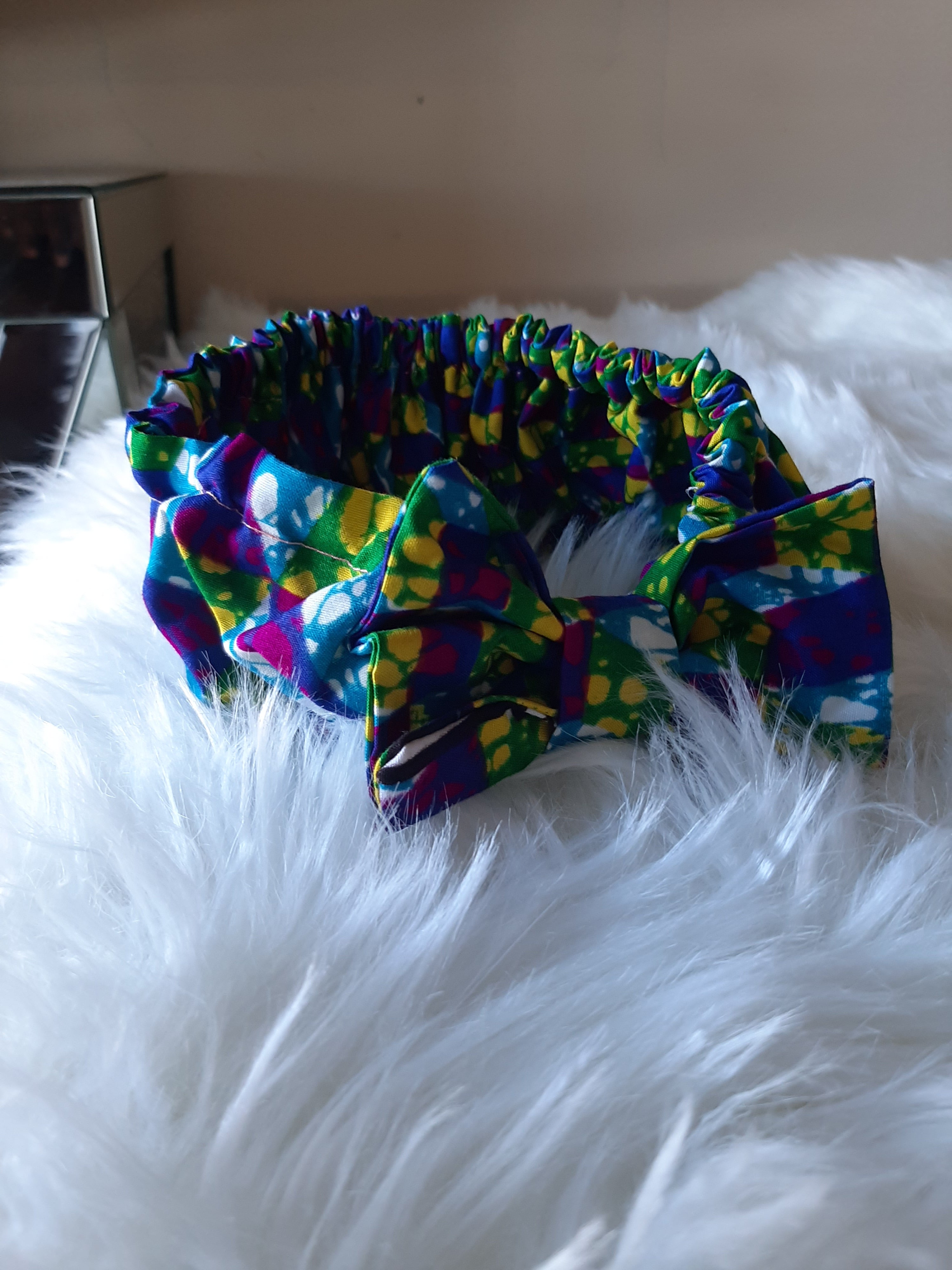 African Print, Ankara bow Headband