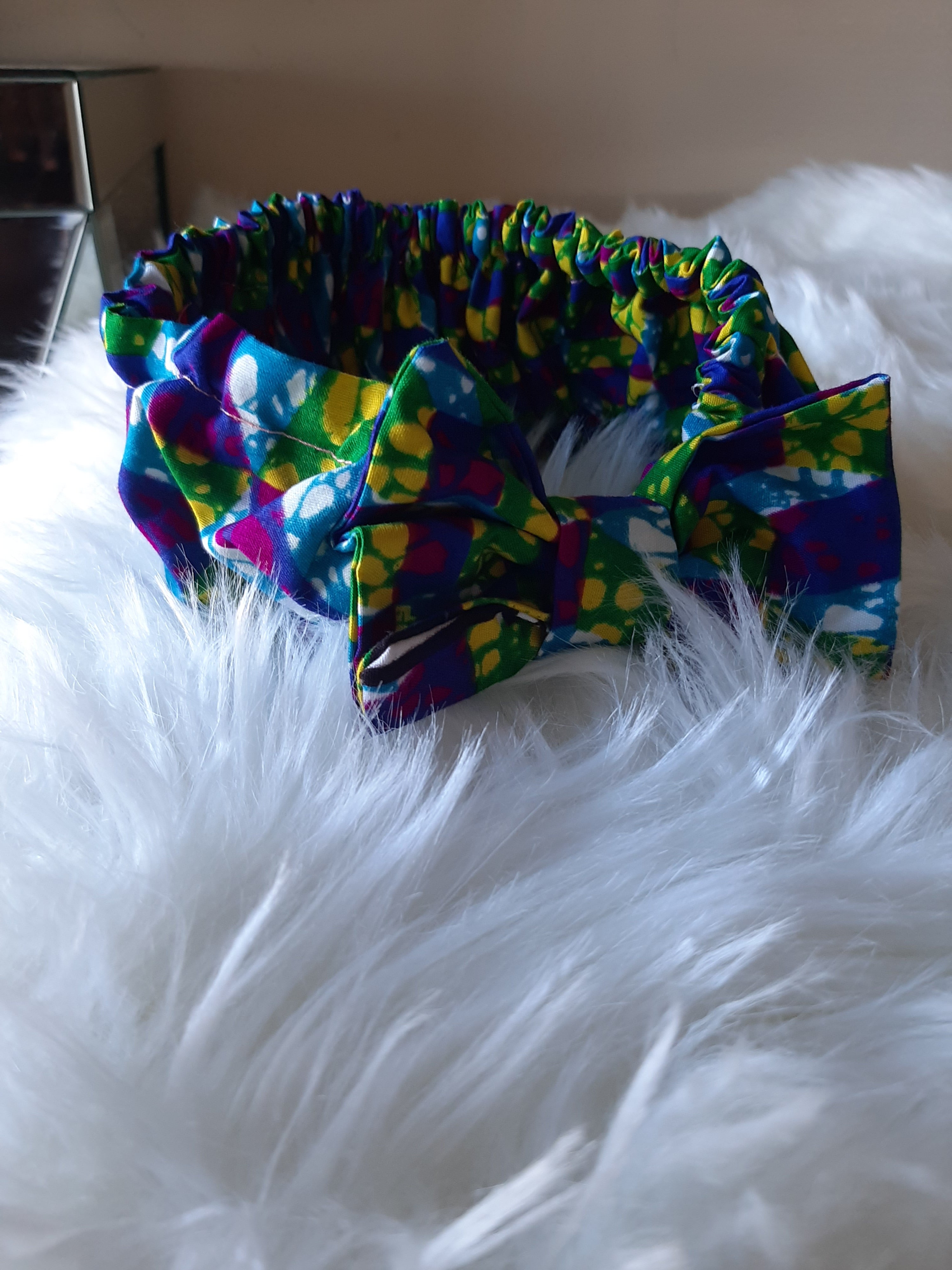 African Print, Ankara bow Headband