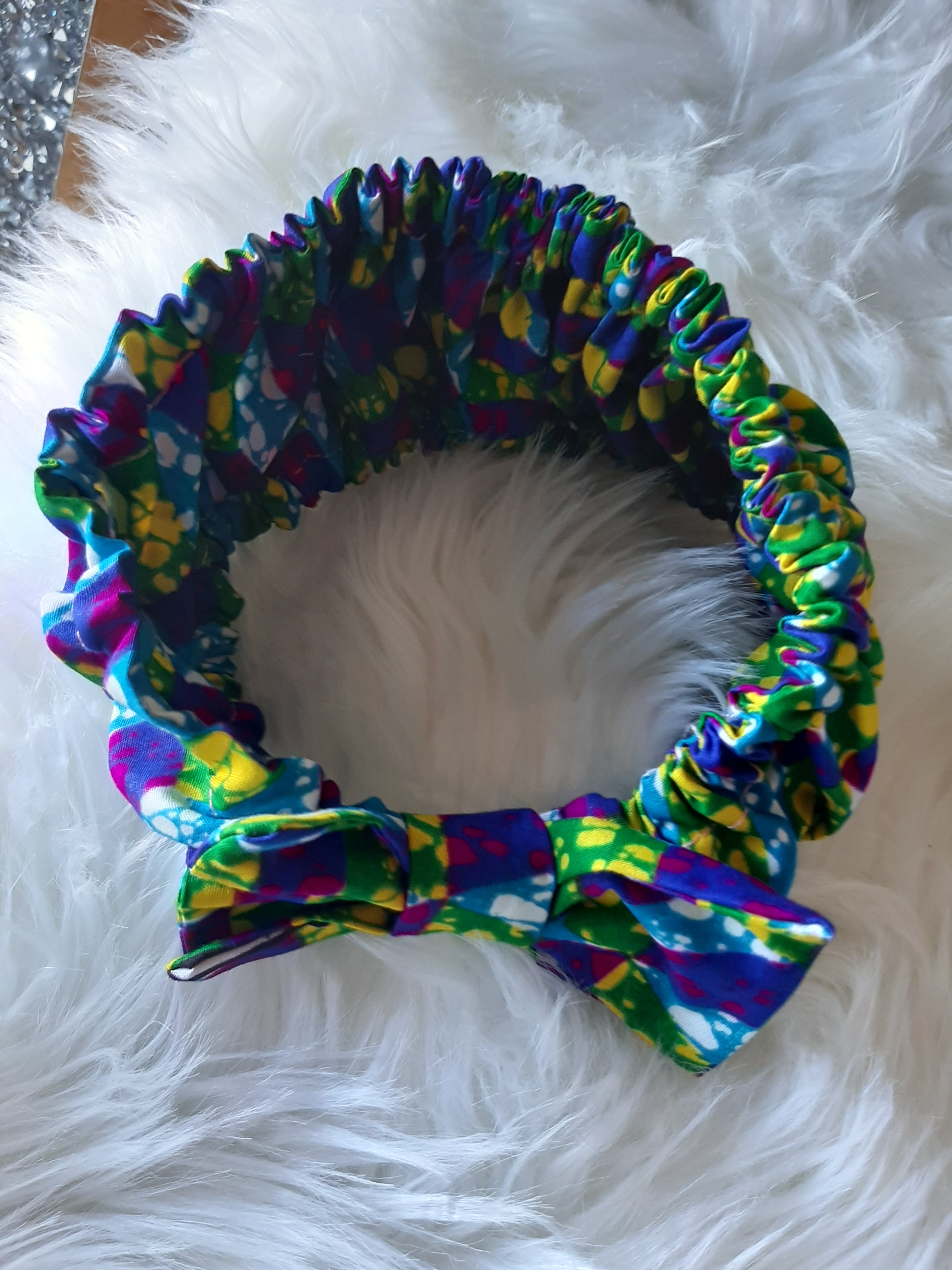 African Print, Ankara bow Headband