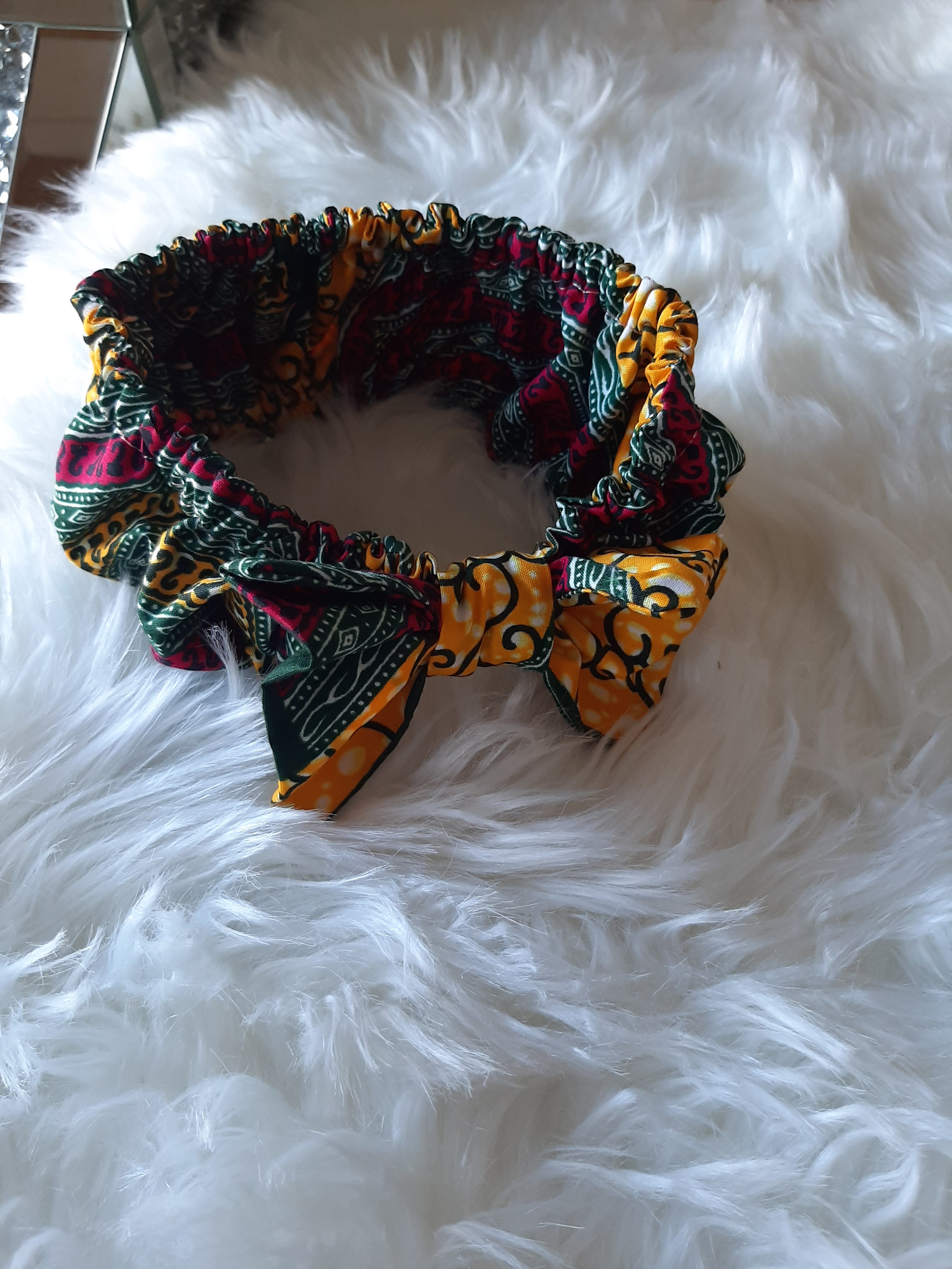 African Print, Ankara bow Headband