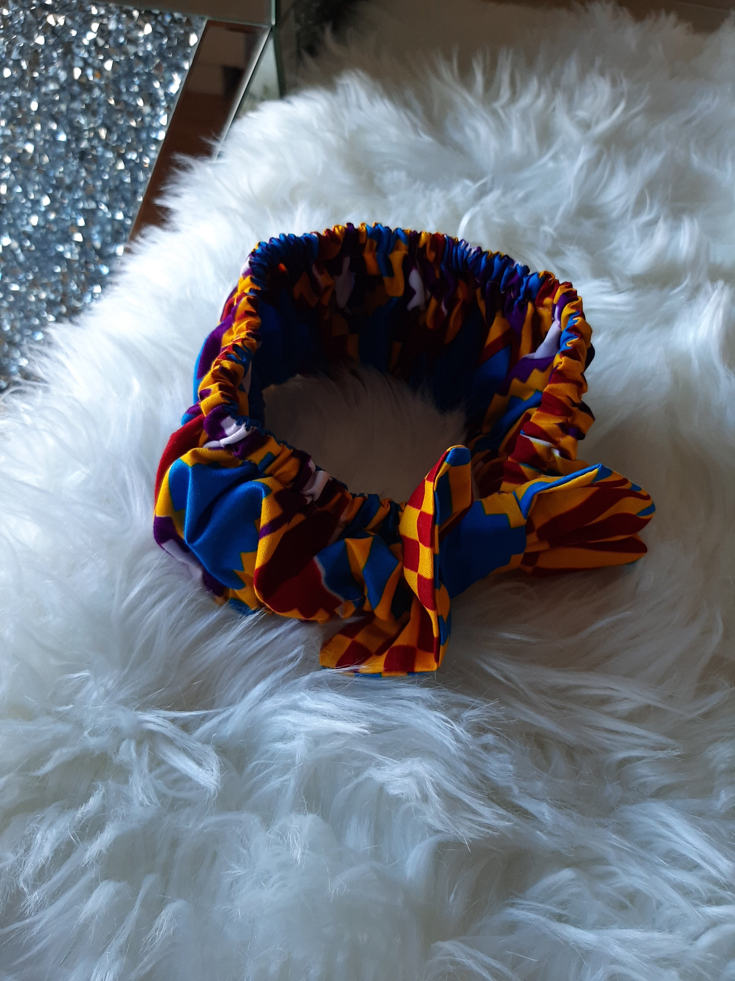 African Print, Ankara bow Headband