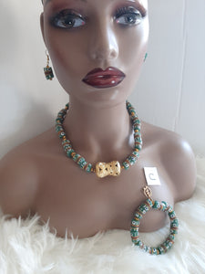 Krobo Ghana Bead Necklace Set