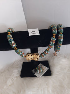 Krobo Ghana Bead Necklace Set