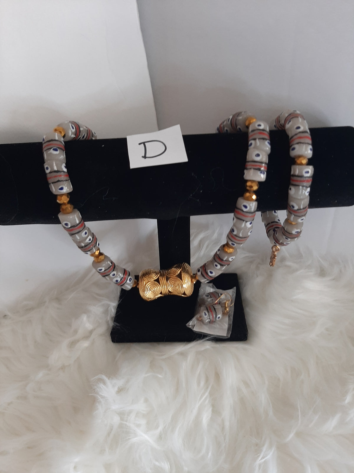 Krobo Ghana Bead Necklace Set