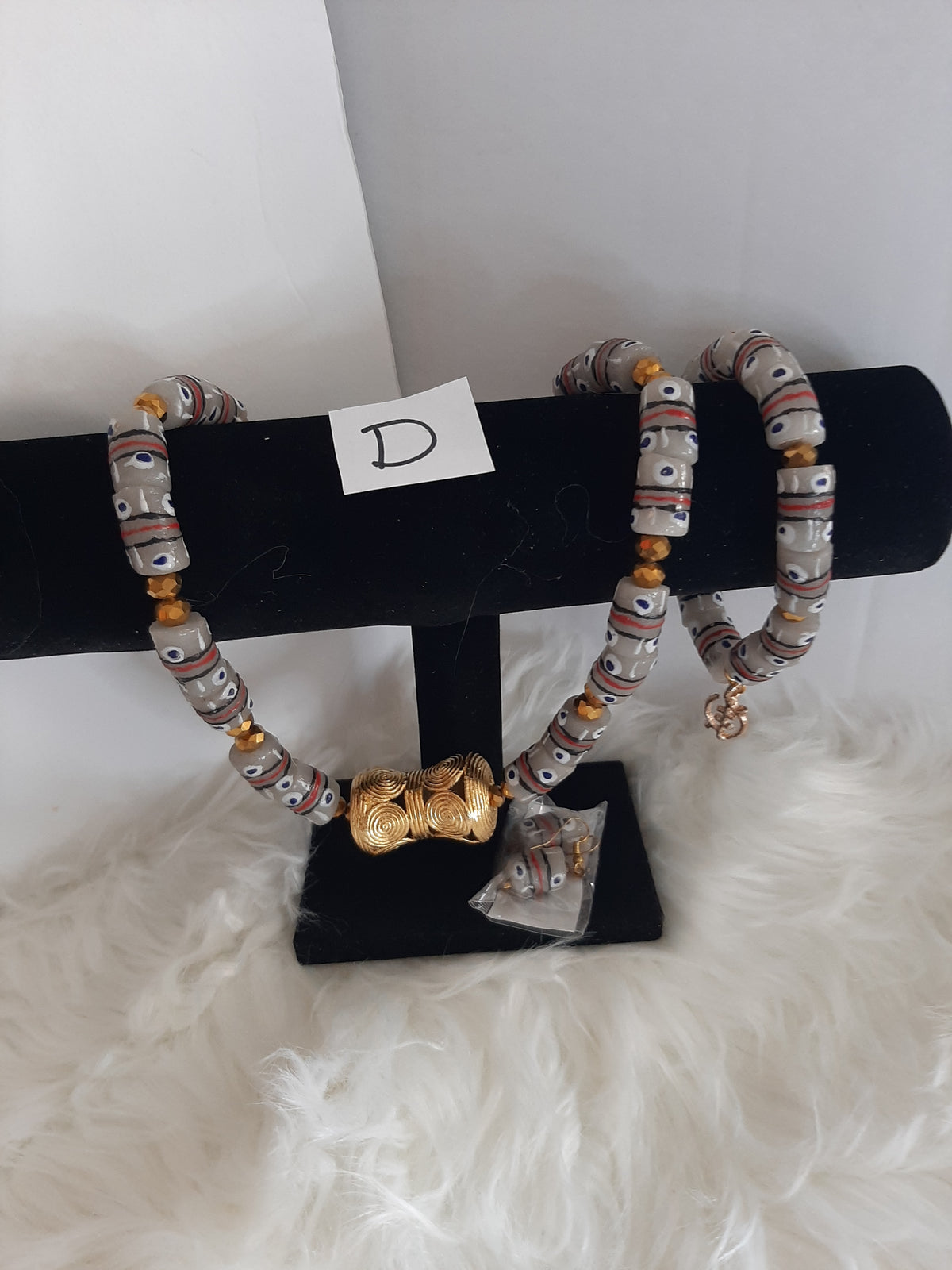 Krobo Ghana Bead Necklace Set