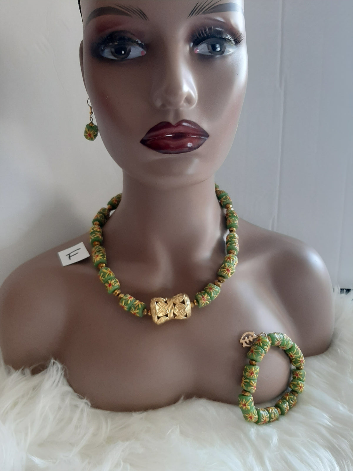 Krobo Ghana Bead Necklace Set