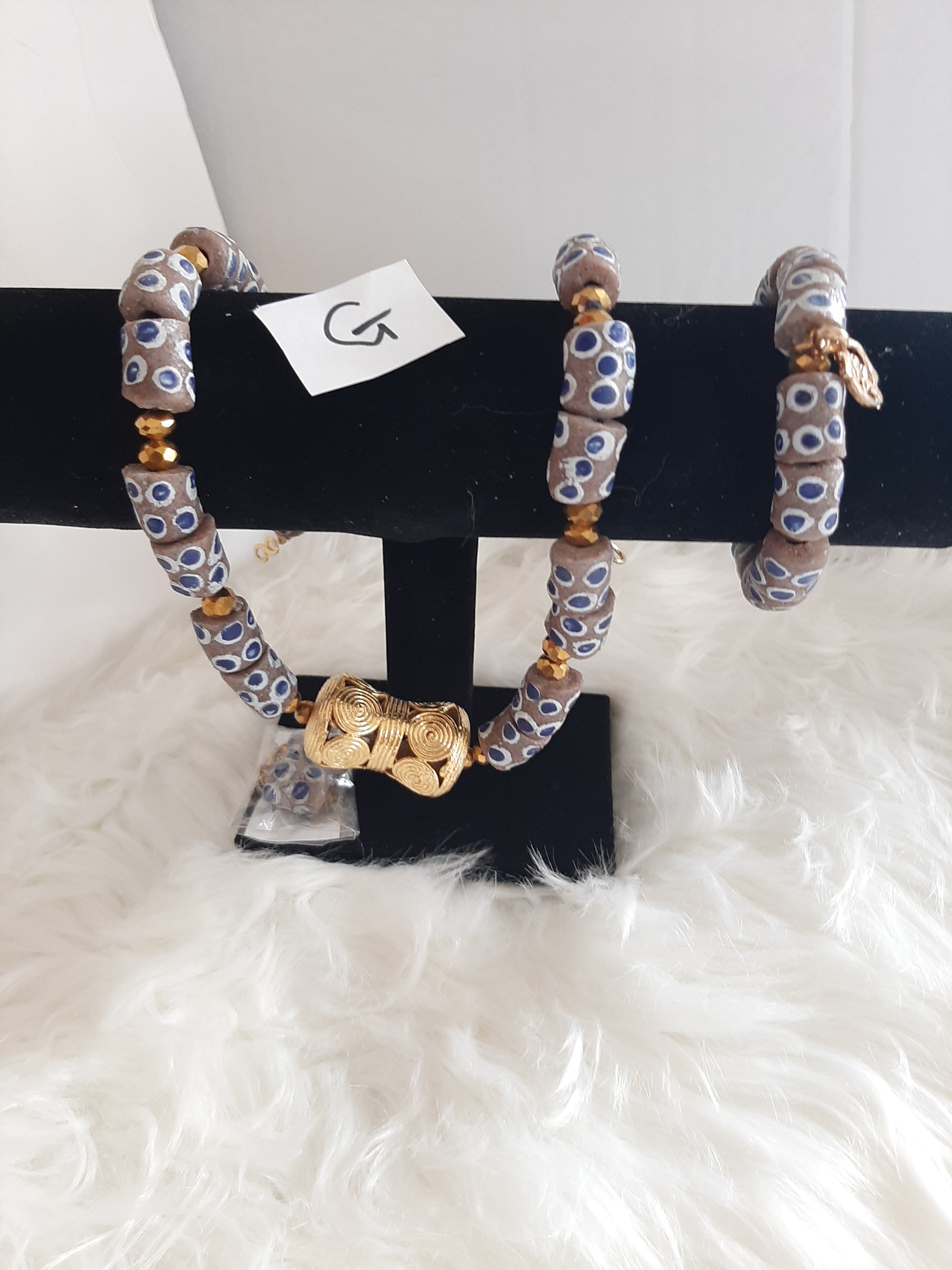 Krobo Ghana Bead Necklace Set