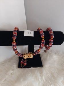 Krobo Ghana Bead Necklace Set